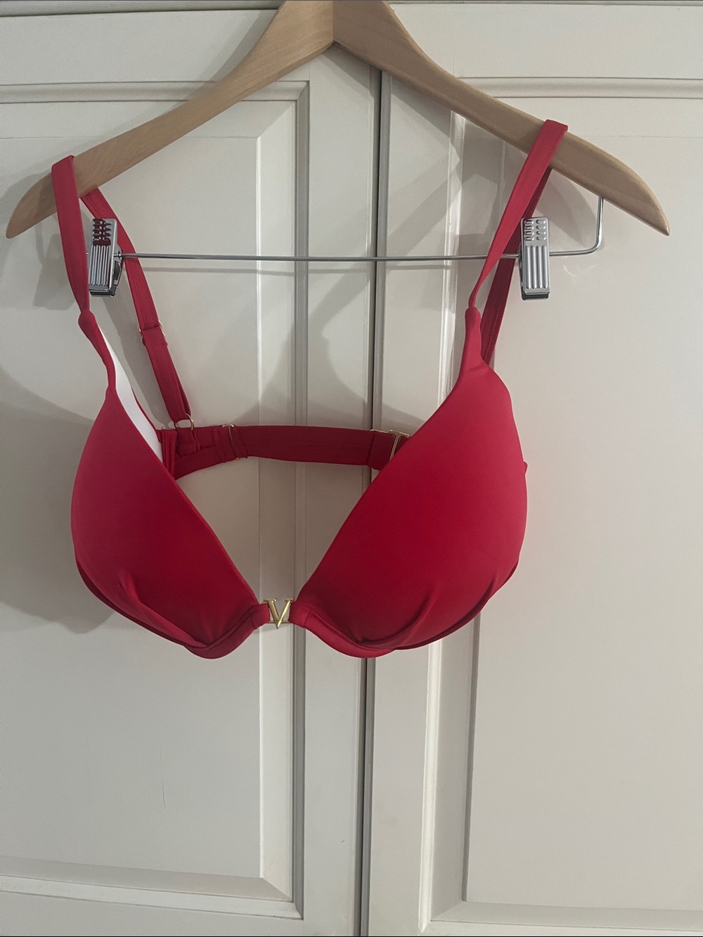 VENUS Red Push-Up bikini top
